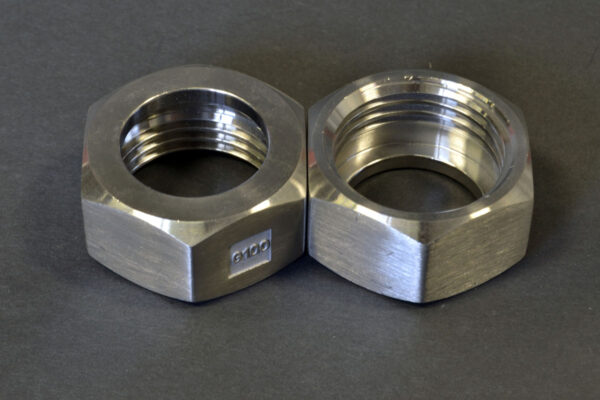 1-Inch Bevel Seat Hex Nut 304 Stainless
