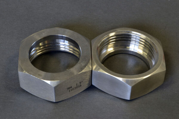 1.5" Bevel Seat Hex Nut 304 Stainless