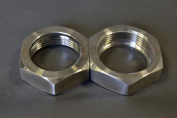 2-Inch Bevel Seat Hex Nut 304 Stainless