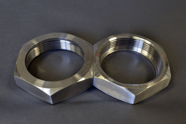 4" Bevel Seat Hex Nut 304 Stainless