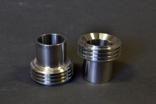 1-Inch Standard Threaded Bevel Seat Ferrule 304 Stainless