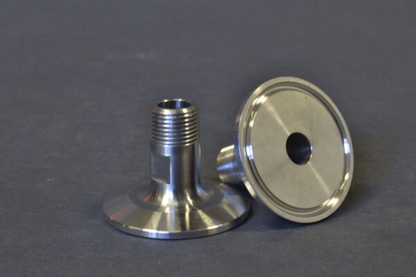 1.5" Clamp X 3/8" Mnpt Adapter 304 Stainless
