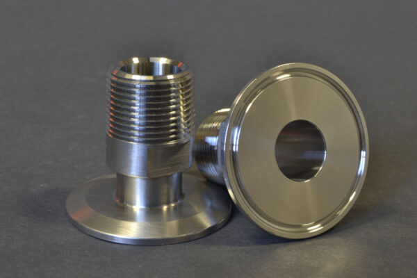 2" Clamp X 1" Mnpt Adapter 304 Stainless