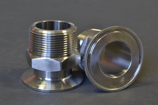 2" Clamp X 1.5" Mnpt Adapter 304 Stainless