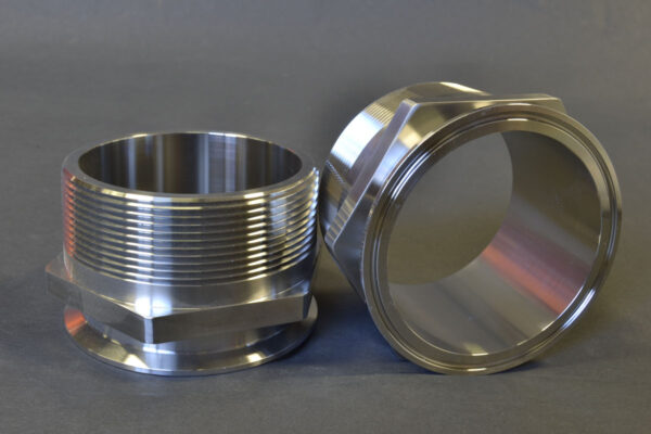 4" Clamp X 4" Mnpt Adapter 304 Stainless