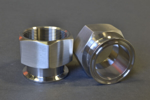 2.5" Clamp X 2.5" Fnpt Adapter 304 Stainless