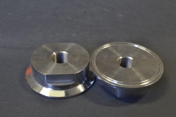 2" Clamp X 3/8" Fnpt Adapter 304 Stainless