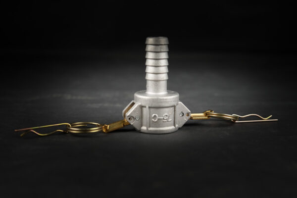 .75-Inch Female Camlock X .75-Inch Hose Insert Adapter - Aluminum