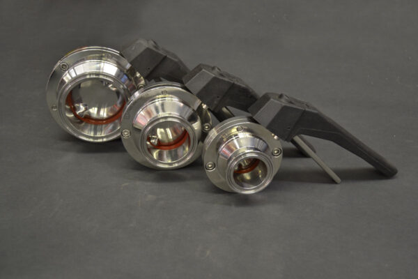 1-Inch Stainless Sanitary Clamp Cipriani Butterfly Valve 304