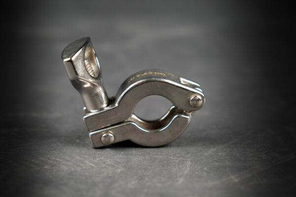 1/2" & 3/4" Inch Single Pin Clamp 304 Stainless