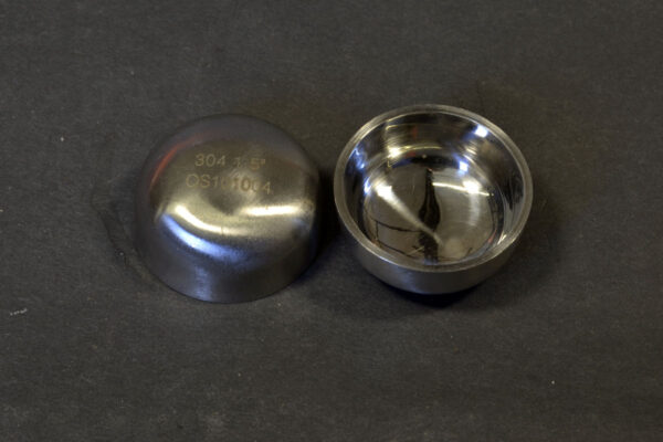 1.5" Weld Cap 304 Stainless