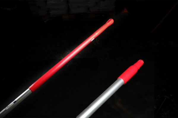 59" Ergonomic Aluminum Handle - Red