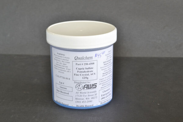 Cupric Sulfate Pentahydrate - 125 G.