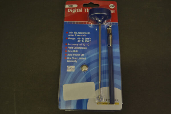 Digital Pocket Thermometer, -40 to 300 F