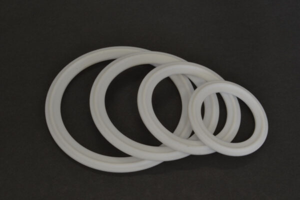 1" White Teflon Clamp Gasket