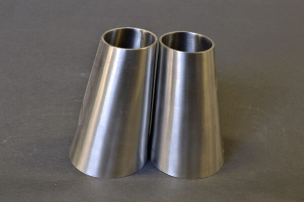 2.5" X 1.5" Weld Eccentric Reducer 304 Stainless