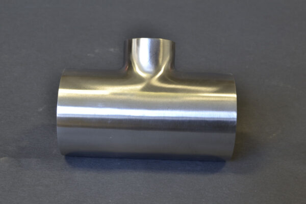 2.5" X 1.5" Weld Reducing Tee 304 Stainless