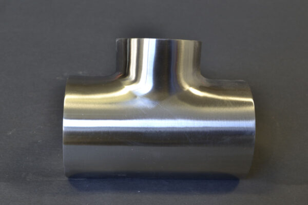 3" X 2.5" Weld Reducing Tee 304 Stainless
