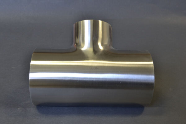 4" X 3" Weld Reducing Tee 304 Stainless