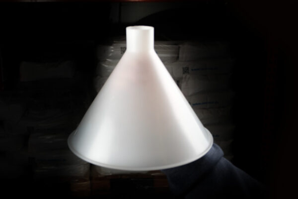 Large Throat Funnel, 10" Top Diameter, 1.75" Spout Od