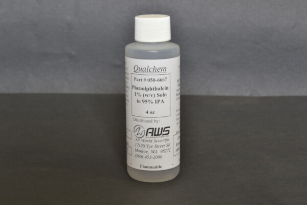 Phenolphthalein 1.0% In 95% Ipa - 4 Oz.