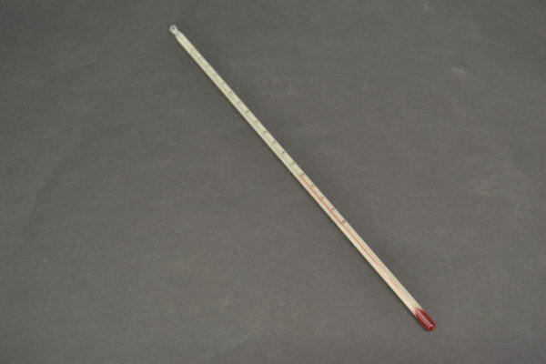Red Organic Alcohol Spirit Thermometer, -20 to 110 C / 0 to 220 F