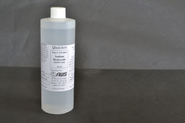 Sodium Hydroxide .01N Solution - 16 Oz.