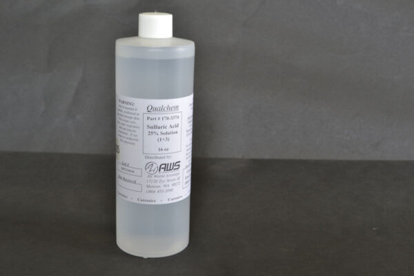 Sulfuric Acid 25% Solution - 16 Oz.