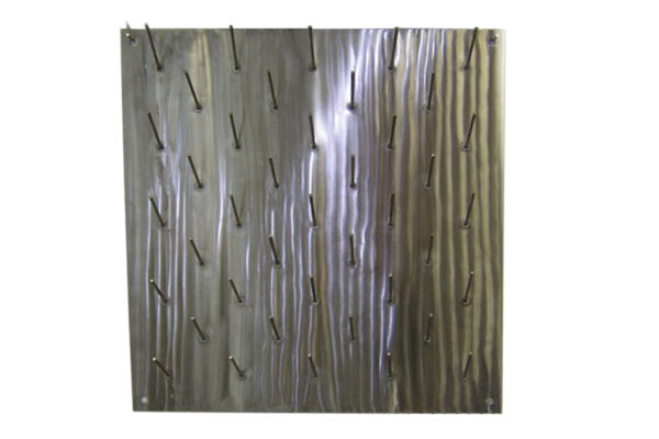 40" X 30" Stainless Steel Pegboard